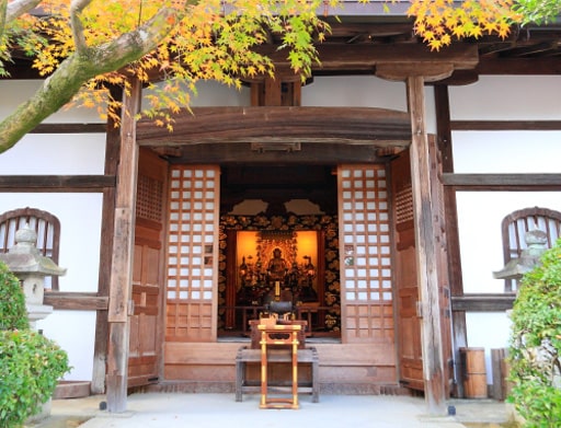 京都　化野念仏寺の本堂