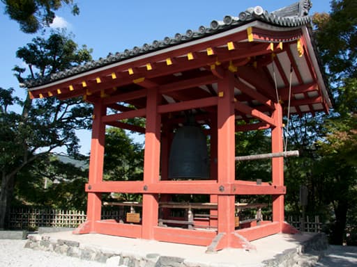 京都　平等院の鐘楼