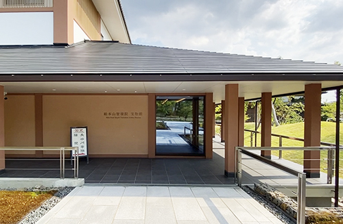 京都　智積院の宝物館（収蔵庫）