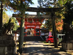 京都　新日吉神宮（いまひえじんぐう）の鳥居