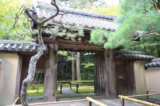 京都　大徳寺塔頭・高桐院の表門