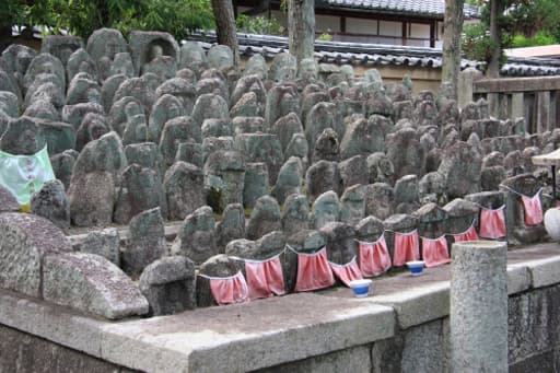 京都　大徳寺境内の千体地蔵