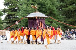 京都三大祭のひとつ時代祭・神幸列　御鳳輦