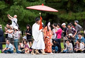 京都三大祭のひとつ時代祭・中世婦人列 淀殿