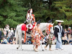 京都三大祭のひとつ時代祭・平安時代婦人列　巴御前