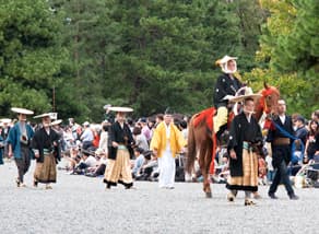 京都三大祭のひとつ時代祭・徳川城使上洛列　城使