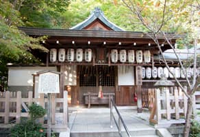 京都　若王子神社の末社、夷川社