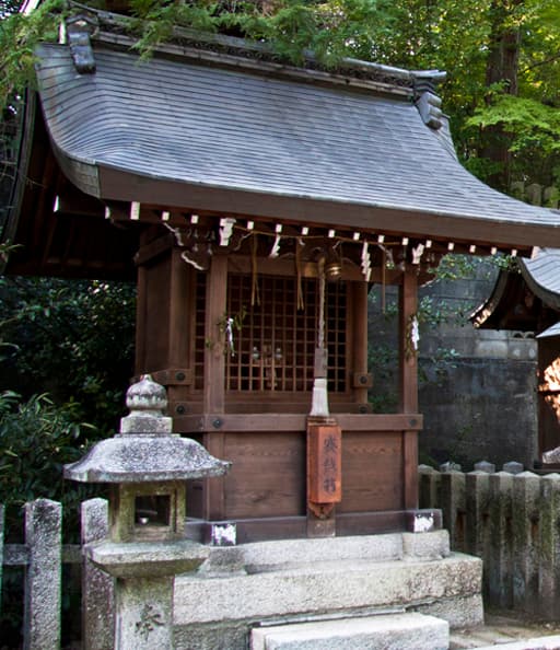 京都　今宮神社境内の日吉社