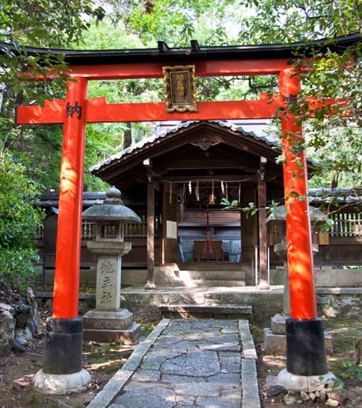 京都　今宮神社境内の地主稲荷社