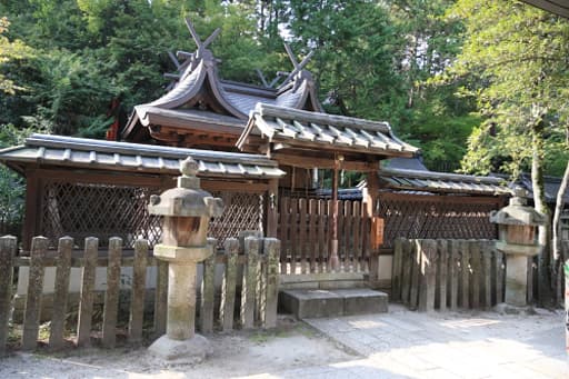 京都　今宮神社境内の若宮社