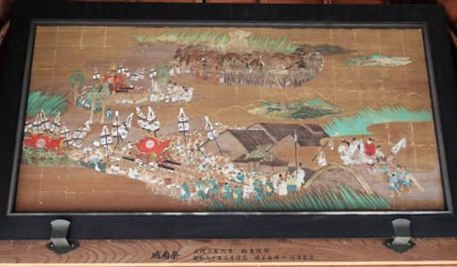 京都　城南宮　絵馬舎の絵馬　城南祭の様子