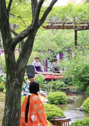 京都　城南宮の曲水宴