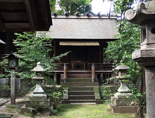 京都　木島神社の東本殿（蚕養神社・こかいじんじゃ）