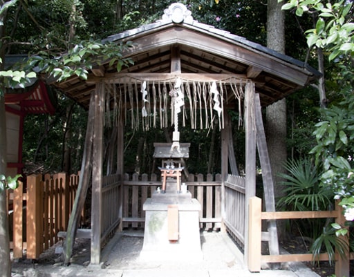 京都　木島神社の末社　祭神不明
