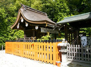 上賀茂神社の境外摂社　久我神社の本殿