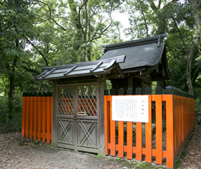 上賀茂神社の境外摂社　半木神社の本殿