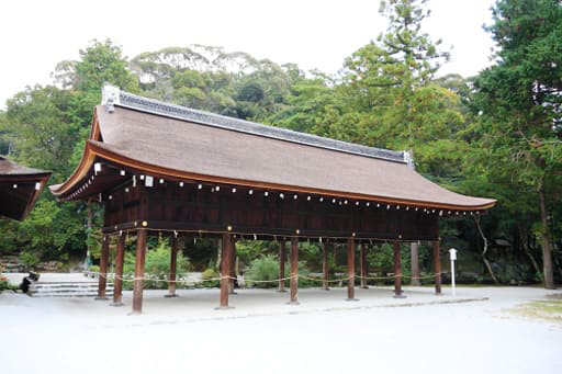 京都　上賀茂神社の土屋