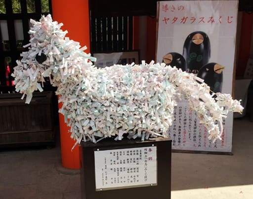 上賀茂神社の馬みくじ