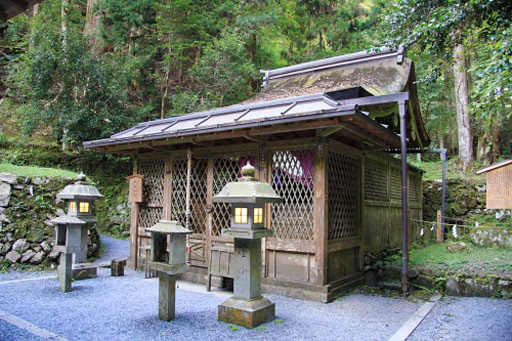 京都　貴船神社の奥宮本殿