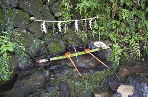 京都　貴船神社の御神水
