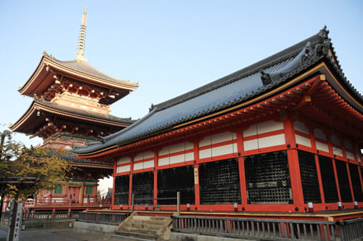 京都　清水寺の経堂