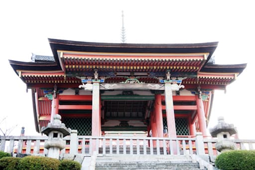 京都　清水寺の西門