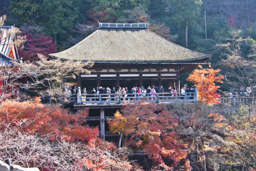 京都　清水寺の奥の院
