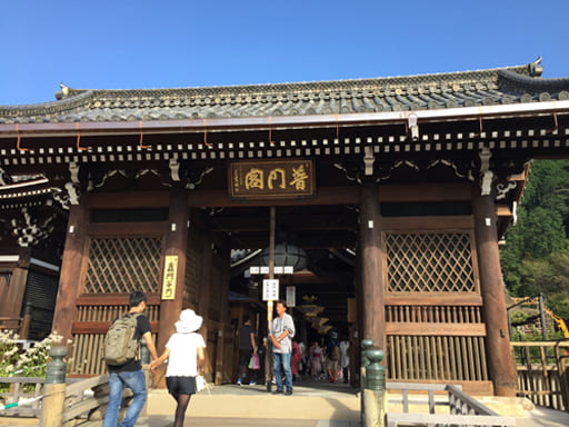 京都　清水寺の轟門（とどろきもん）