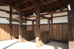 京都　清水寺の馬駐（うまとどめ）