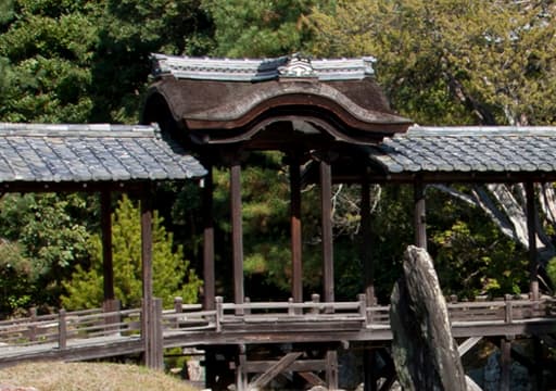 京都　高台寺の観月台