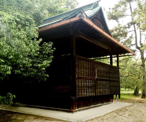 京都　広隆寺の能楽堂