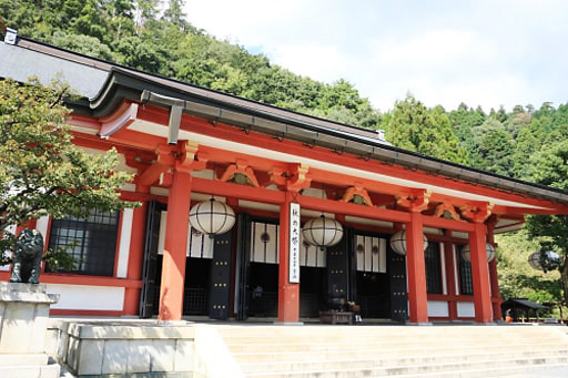京都　鞍馬寺の本殿金堂