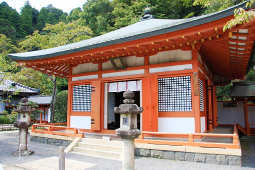 京都　鞍馬寺の光明心殿