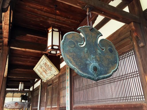 京都　萬福寺の雲版（うんぱん）