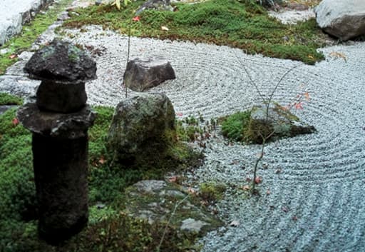 京都　曼殊院の坪庭