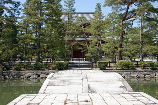 京都　妙心寺の放生池