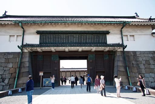京都　二条城の東王手門