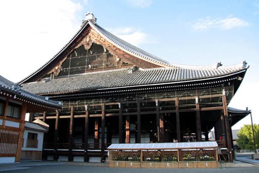 京都　西本願寺の御影堂南面