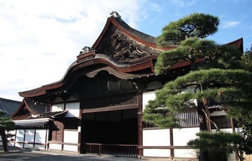 京都　西本願寺、浪の間の玄関