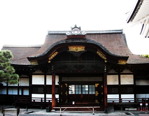 京都　西本願寺、虎の間の玄関