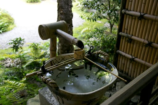 六道珍皇寺境内の手水鉢
