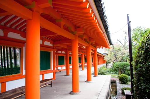 京都　三十三間堂の回廊