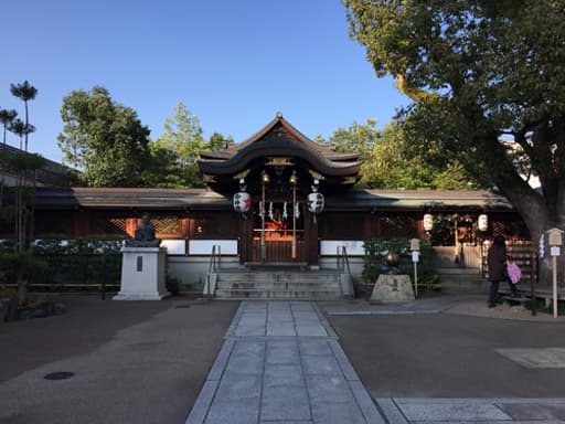 京都　晴明神社の本殿