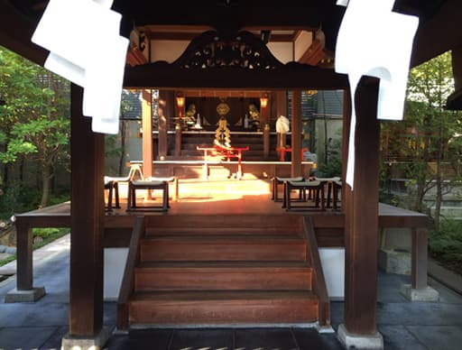 京都　晴明神社の本殿