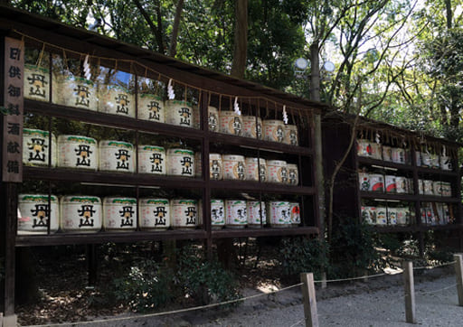 下鴨神社に奉納された酒樽
