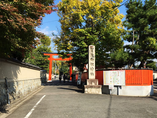 京都　下鴨神社の鳥居