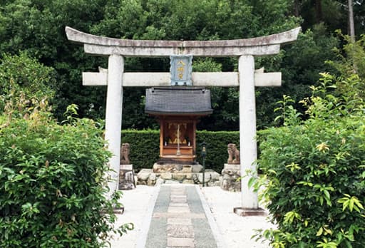 京都　相国寺境内の八幡宮