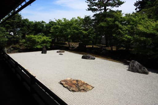京都　相国寺の開山堂庭園