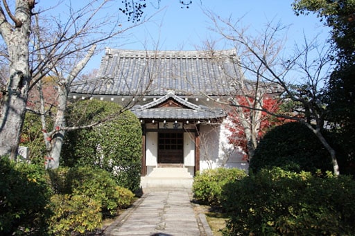 京都嵯峨野　天龍寺の多宝殿近くの建物