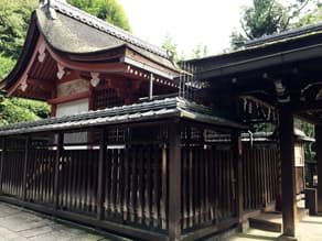 京都　東福寺境内の五社大明神 本殿